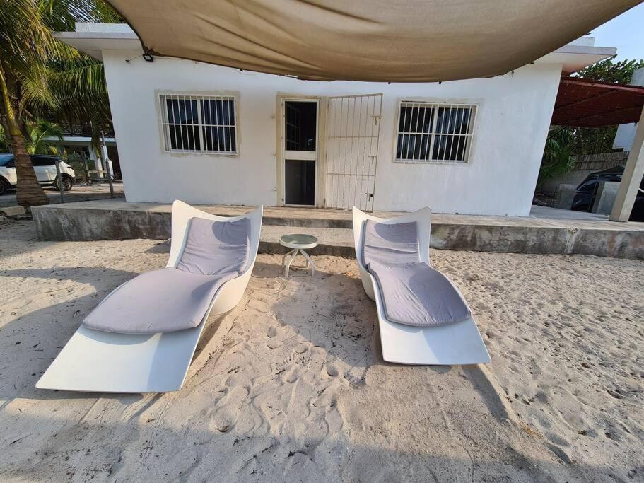 埃尔库约Casa Perla Marina, Pequena Casa Frente A La Playa.公寓 外观 照片